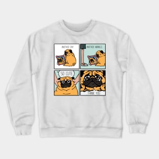 Another Wrinkle Pug Crewneck Sweatshirt